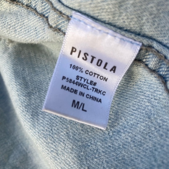 Pistola cropped Jean jacket - Picture 8 of 8
